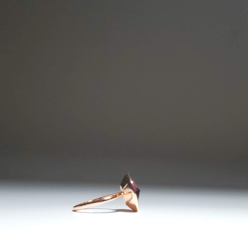 Ted Baker Rada PURPLE Crystal Rivoli Ring - Picture 3 of 4